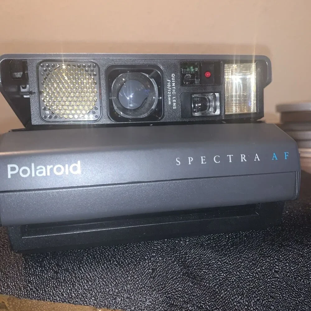 Polaroid Spectra AF Instant Camera With Original Manual Tested & Working